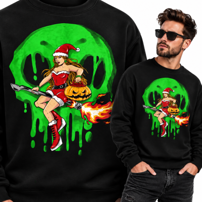 BLUZA ŚWIĄTECZNA  MOON WITCH